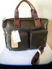 New Robert Graham Duffel Travel Bag/Briefcase ~ Olive
