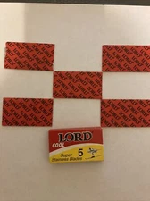5 Double Edge Razor Blades, Lord Cool Super Stainless