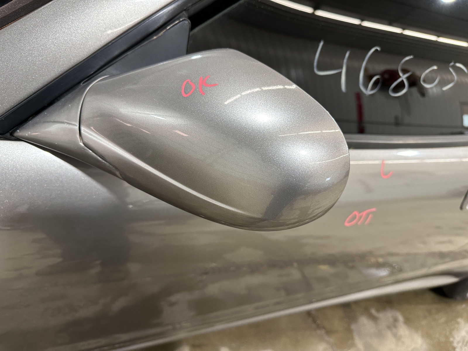 2004 MASERATI COUPE GT PASSENGER RIGHT FENDER, GRIGIO NUVOLARI SILVER 290.617