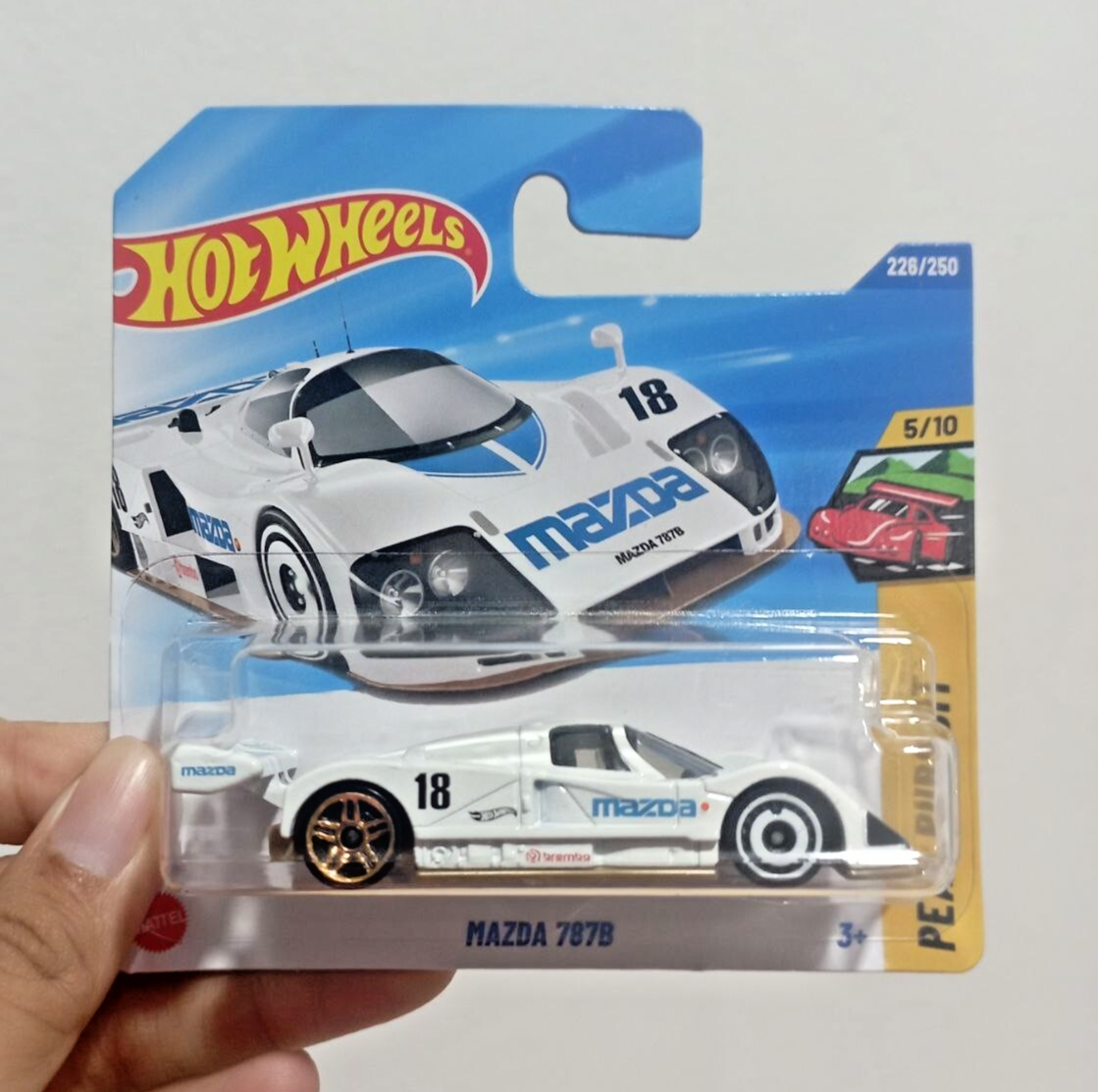 Hot Wheels 2025 Case M Mazda 787B Peak Pursuit White - Short