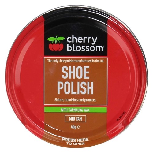 CHERRY BLOSSOM TRADITIONAL WAX SCHUHCREME GLATTLEDER GLANZ SCHÜTZEN - 40g - Bild 12 von 16