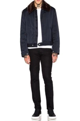 Maison Margiela 10 Boa Collier Blouson Bomber Veste Homme Taille 48 Authentique - Photo 1/4