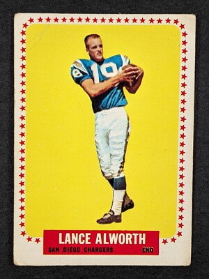 1964 Topps Football #155 Lance Alworth San Diego Chargers