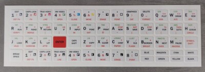 ZX Spectrum Keyboard stickers (white)