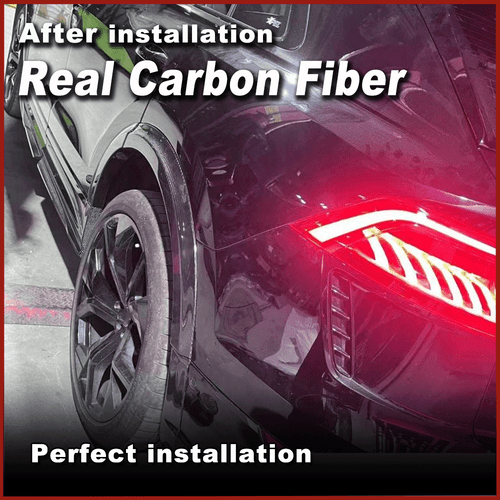 Guardabarros de carbono molduras de paso de rueda protección de llanta se adapta a Audi RS Q8 RSQ8 2020-2024 - Imagen 4 de 12