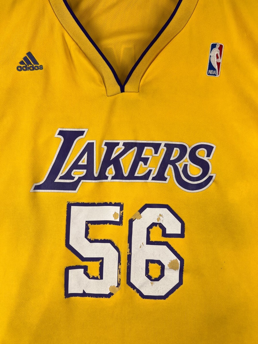 激レアXXL Los Angeles Lakers ユニフォーム Los Angeles Lakers Basketball Jersey Men 2XL XXL Yellow #56