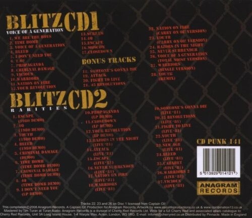 BLITZ - VOICE OF A GENERATION (SPECIAL 2CD ED.) 2 CD NEU - Bild 2 von 2