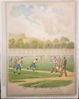 Baseball–19th c. Lithograph-Our National Game- Caught Between Bases 1887