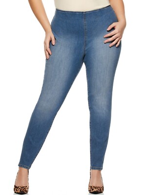 Sofia Jeans Women' Rosa Curvy High-Waist Pull-On Ankle Jeggings Size 16W ---T6--