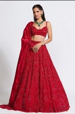 Indian Style Vichitra Silk Stylish Lehenga Choli With Dupatta For Women Wear