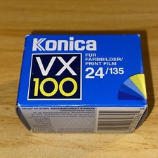 Konica VX 100 24/135 Film Roll Colour New In Box Exp 1997