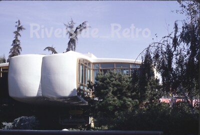 35mm Kodachrome Dia Disneyland LA Monsanto Futureworld Plastikhaus 1966 #406