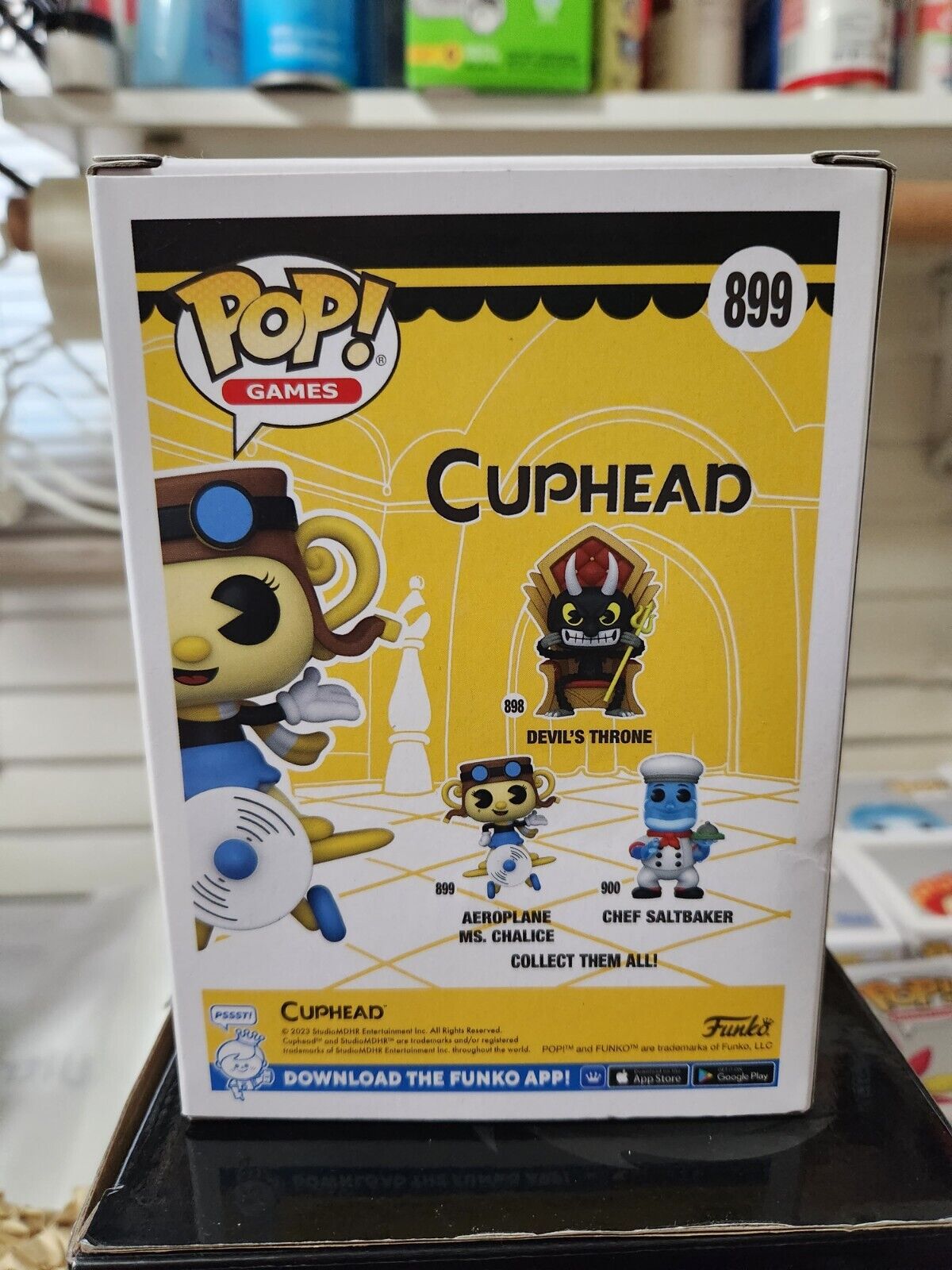  Funko Pop Games: Cuphead - Ms. Chalice Collectible Figure,  Multicolor : Toys & Games