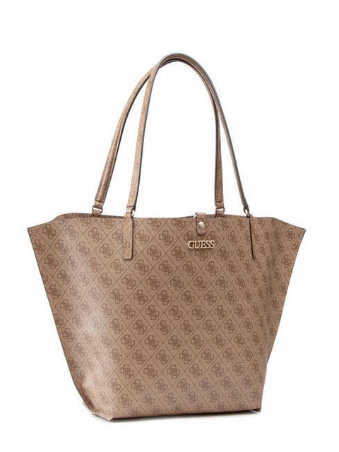 Guess Shopper Borsa Alby Toggle Tote Latte Logo | Acquisti Online su eBay