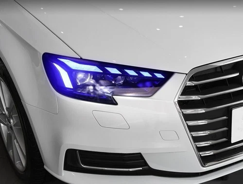 For Audi A3 S3 2017-20 Upgrade LED Headlight DRL Laser Projector Head Lamps pair - Picture 8 of 8