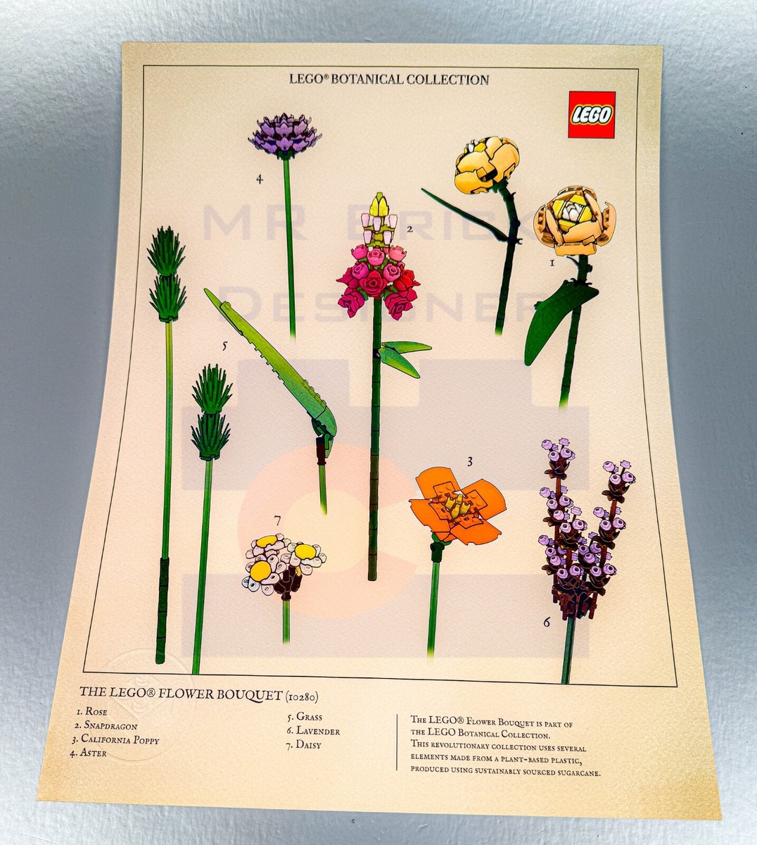 LEGO Botanical Art Collection VIP Limited Edition Prints 5007797