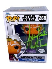 ASHLEY ECKSTEIN Signed Diamond AHSOKA FUNKO POP Star Wars Autograph JSA COA Cert
