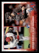 2015 Topps Update #US359 Enrique Burgos RC/Oscar Hernandez RC