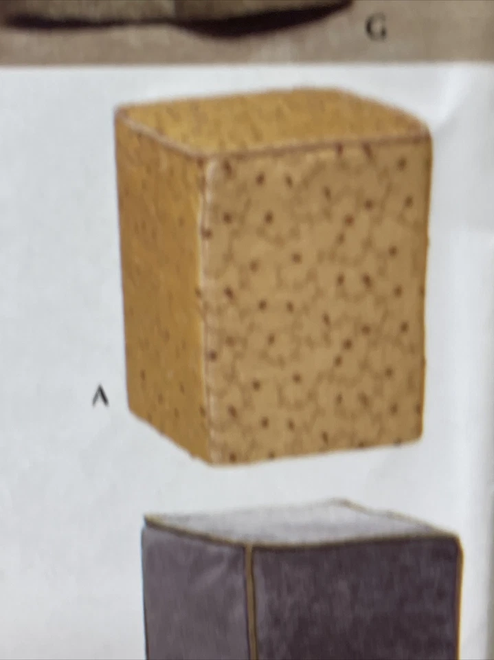 Ottomans 8 Styles UNCUT 2006 Simplicity 0511 4103 Christopher Lowell Collection - Image 3 of 4