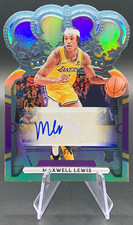 2023-24 Maxwell Lewis RC /75 Crown Royale Rookie Auto #RC-MAX | LA Lakers