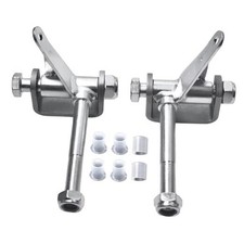 Steering Spindle Bracket Set 5/8" Axle Kingpin Long for Go Kart 212cc 4-1/2"