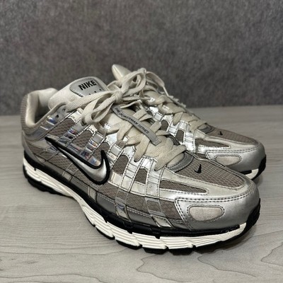Nike P-6000 Sneakers Mens 13 Metallic Silver CN0149-001 Bowerman Series