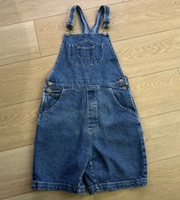 VTG 90s Y2K Duck Head Denim shortalls Overall Bibs Youth XL