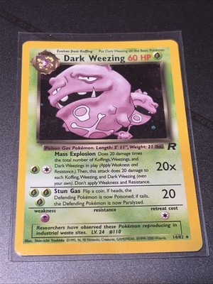 Dark Weezing 14/82 Team Rocket Holo
