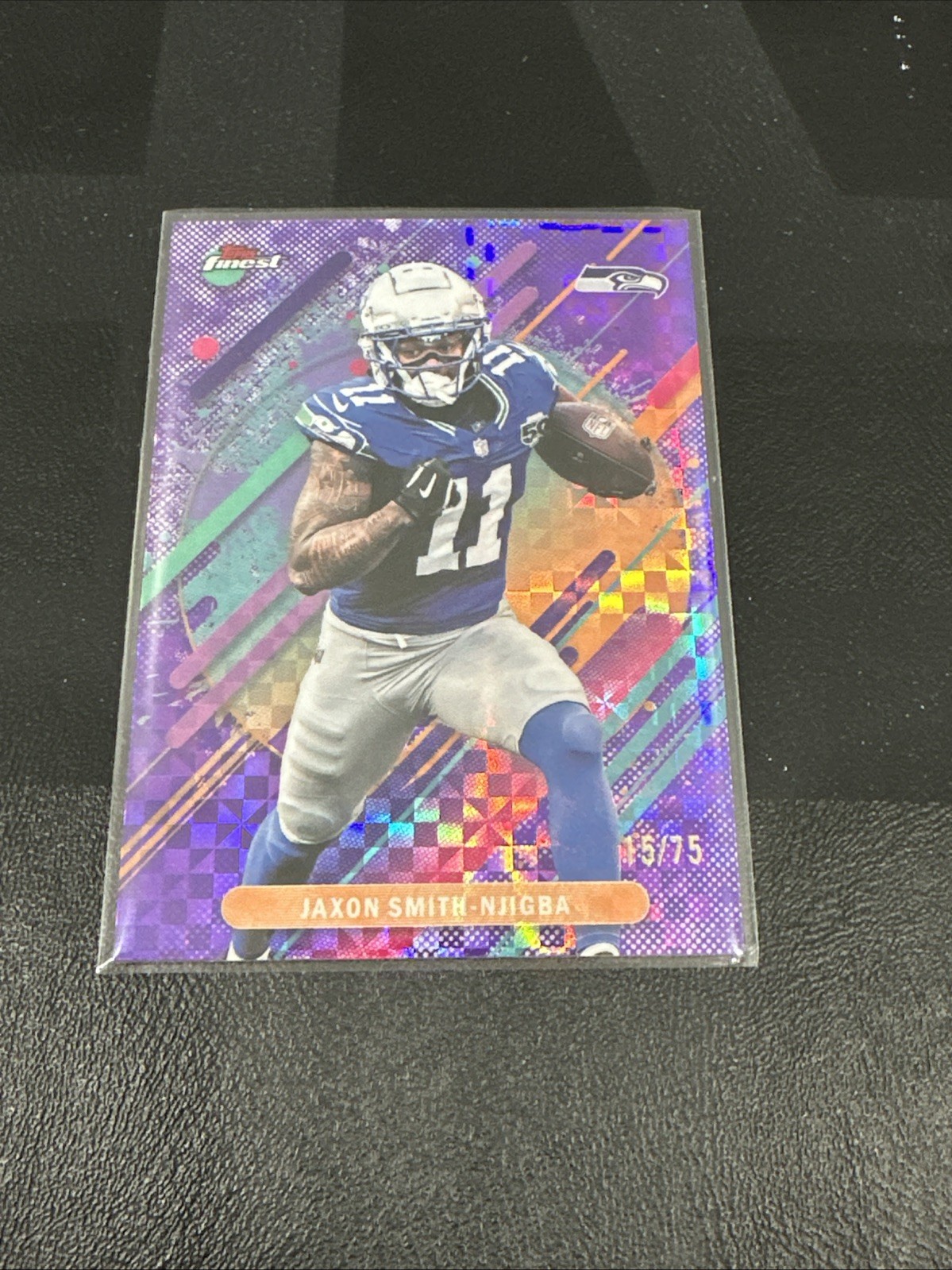 2025 Topps Finest Jaxon Smith-Njigba X-Fractor Purple /75 Rare #269 Seahawks