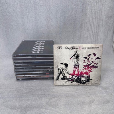 #ad Hard Rock Emo Music CD Lot of 10 BVB Avenged Sevenfold Three Days Grace Theory $34.99