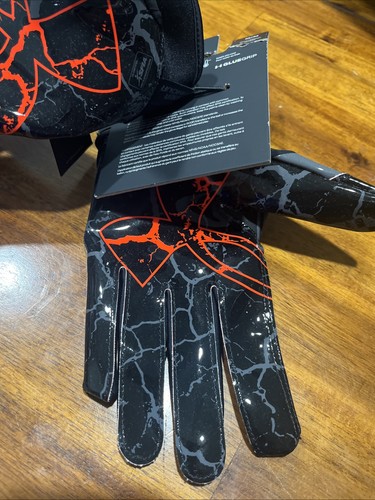 Under Armour F9 Nitro Football Gloves Mens Medium Limited Edition Grip Receiver - Picture 4 of 6