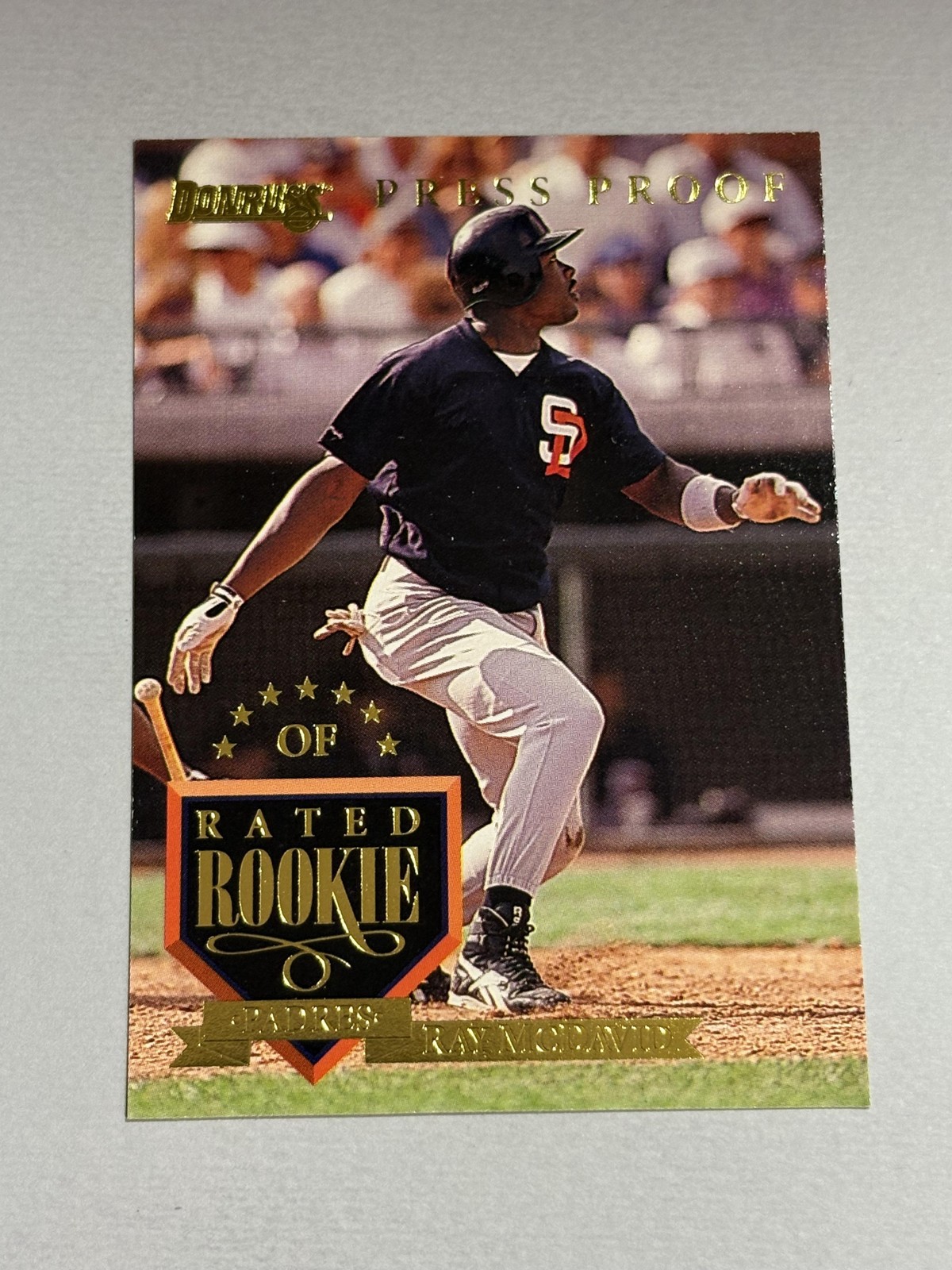 Ray McDavid 1995 Donruss Press Proofs San Diego Padres #117  P240