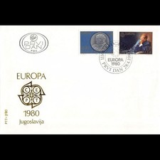 Yougoslavie - FDC Europa 1980