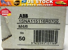 NEW Box of 50 ABB 1SNA115116R0700 Terminal Blocks