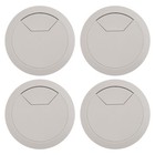 4 Pcs 53Mm Trou De Forage En Plastique Ordinateur De Bureau Bureau Câble Pa6639