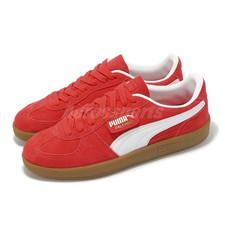 Puma Palermo For All Time Red White God Gum Men Casual Shoes 396463-58