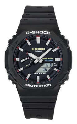 Casio G-Shock Black Dial Quartz Sports 200M Mens Watch GA-2100RL-1A