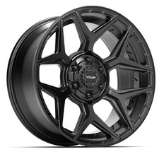 20x9 Satin Black 4p06 Et0 4play Wheels Fits 6 Lug Gmc Chevy Ford Ram Toyota