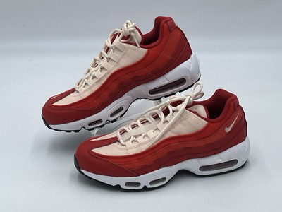 Nike Air Max 95 リーバイス クリーム/レッド Nike Air Max 95 OG PRM Shoes Pale Ivory University Red IH4378-110