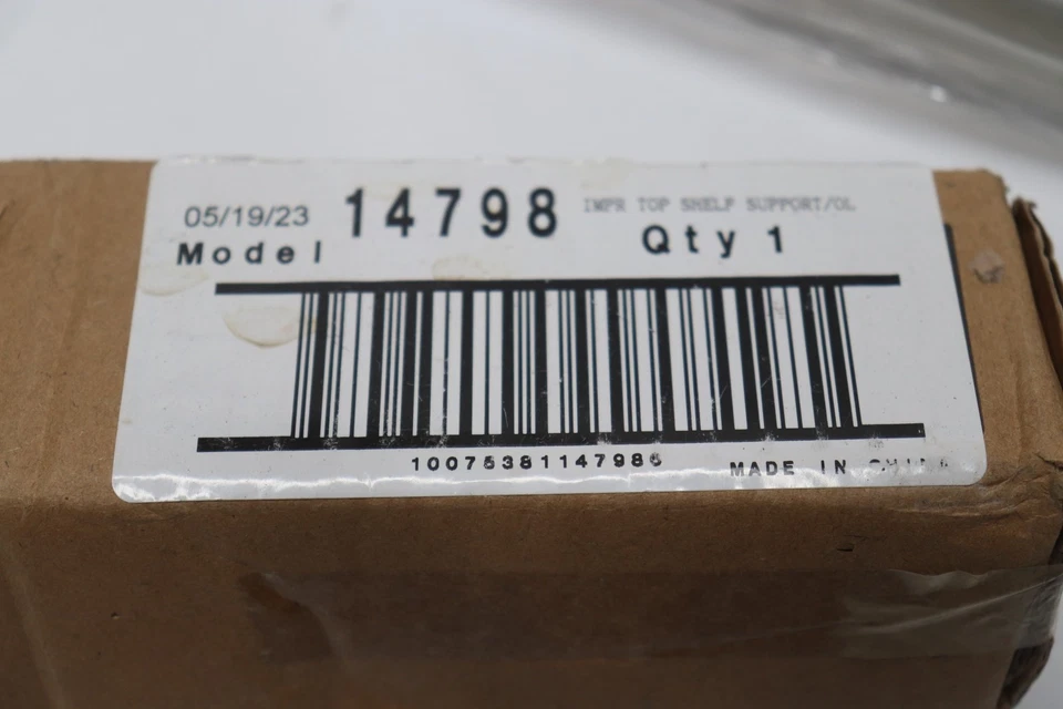 ClosetMaid Impressions 11 pulgadas x 1 Kit de soporte de metal níquel Foto 2 de 4