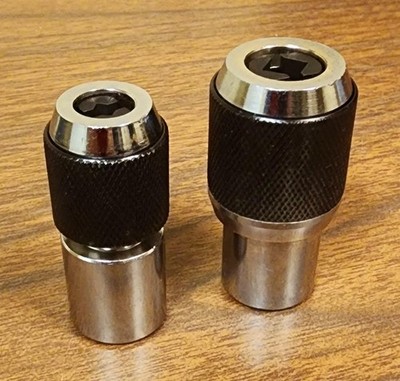 2PCS Ratcheting Tap Socket Set 3/8in Drive Adjustable Jaw Tap Holders Tool USNew