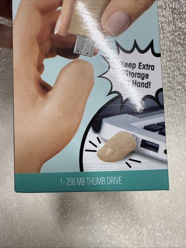 Premier Finds Handy USB 256 MB "Thumb Drive" New in Original Packaging Gag Gift - Picture 4 of 14