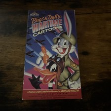 Bugs Bunny and Daffy Duck The WARTIME CARTOONS (VHS, 1989) Animated Looney Tunes