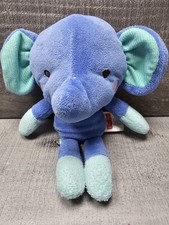 Fisher Price My Little Snugamonkey Small Plush Blue Elephant Lovey Lovie Stuffy