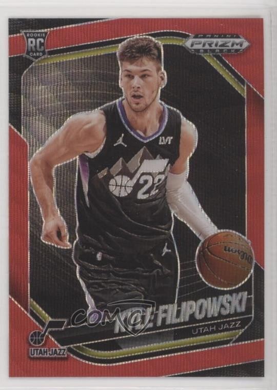 2024-25 Panini Prizm Black Ruby Wave Prizm Kyle Filipowski #125 Rookie RC 12fr
