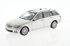 MERCEDES C-CLASSE T-modell S204 Silver 2007 1/18 AutoART 76266
