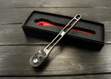 Asahi LVR3180K  3/8" dr. Quick-Release Ratchet BLACK Ion plating - USA Shipper