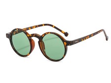 Lightweight Unisex Small Round Sunglasses Hippie Circular Plastic Retro Lenno...