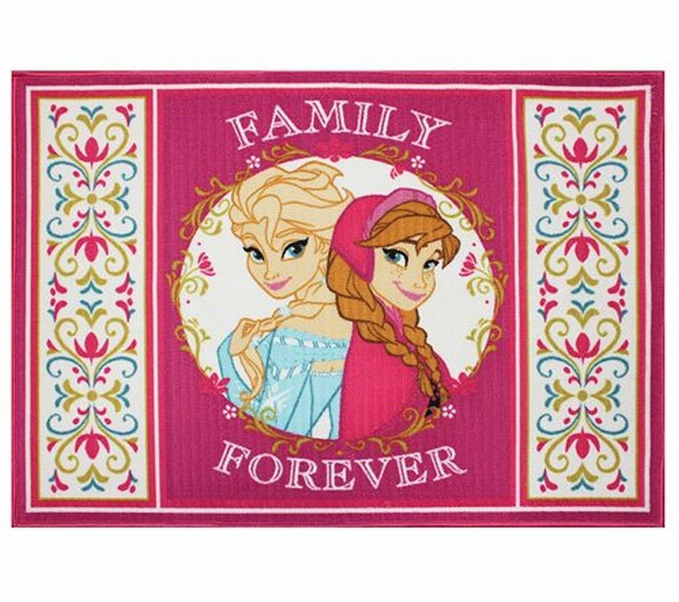 Alfombra Disney Frozen Anna & Elsa Throw Accent 31x44 antideslizante Family Forever Foto 2 de 2