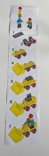 Lego Town Classic Mini Loader 607 - 100% Complete with Instructions 1979 - Picture 10 of 10